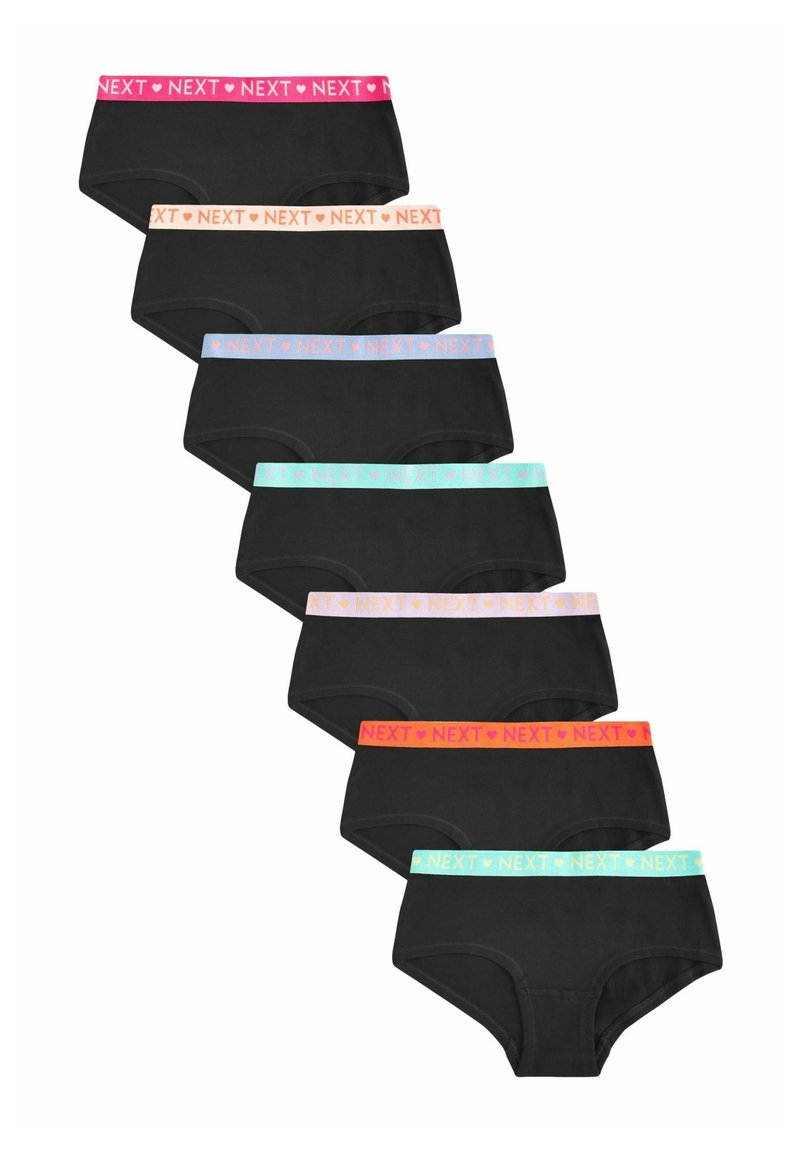 Next - BRIGHT ELASTIC 7 PACK - Slip - black, Vergrößern