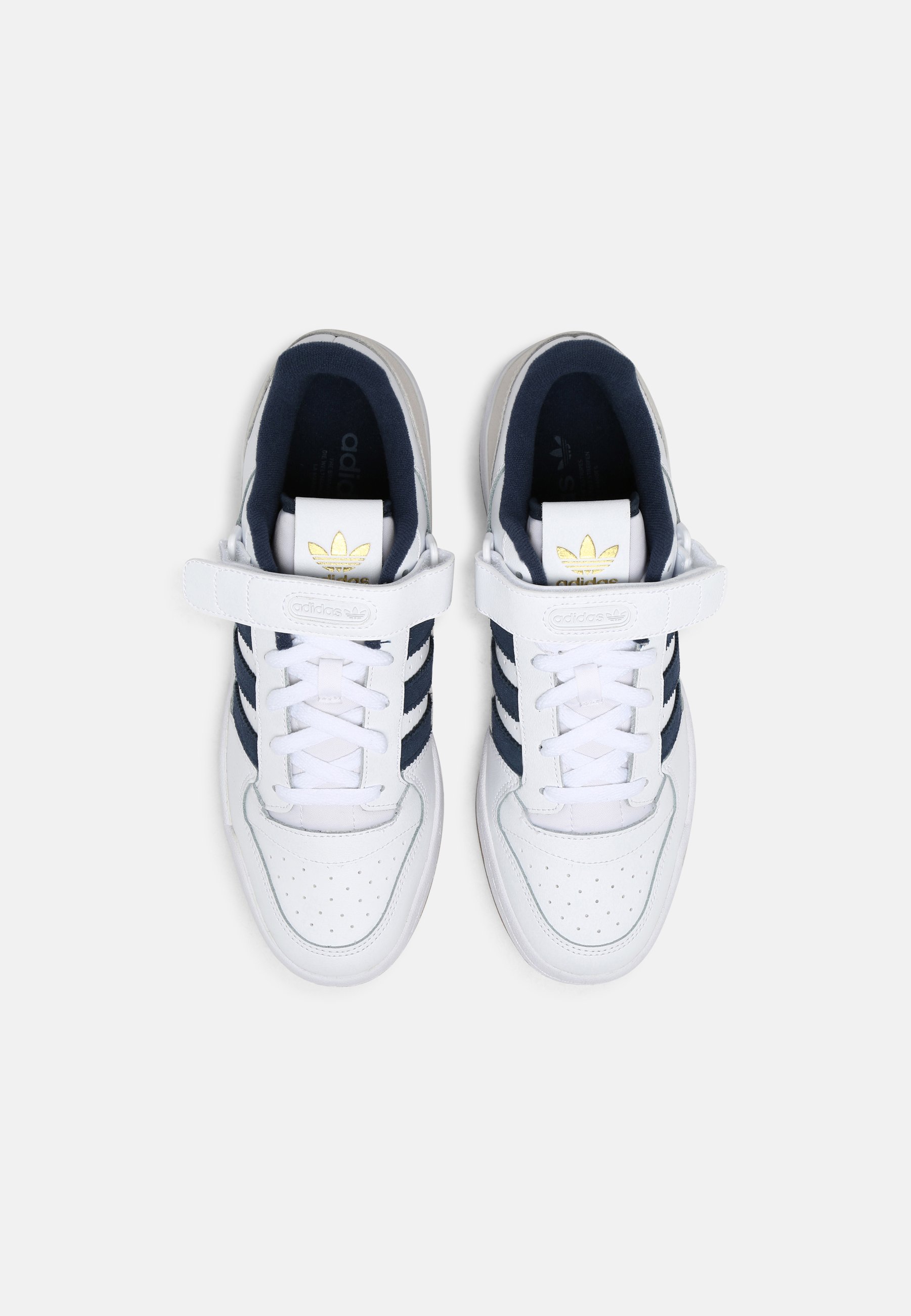 adidas Originals FORUM LOW UNISEX - Sneakers laag - white/crew navy/wit -  Zalando.nl