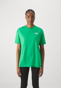 The North Face ESSENTIAL OVERSIZE T SHIRT - T-shirt print - optic emerald