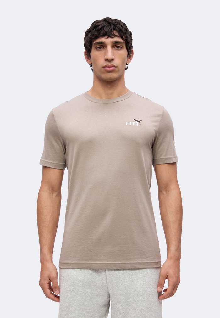 PUMA 2 COLOR SMALL NO. 1 LOGO TEE - Sports T-shirt - mouse gray
