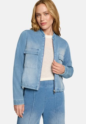 MIT REISSVERSCHLUSS  - Jeansjacke - blue denim