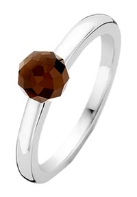Ti Sento Milano MIT BRAUNEN CRYSTAL - Ringe - silber/sølvfarvet ...
