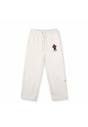 THE SHELTER WIDE LEG WE BURN SO SWEET - Pantaloni sportivi - off white