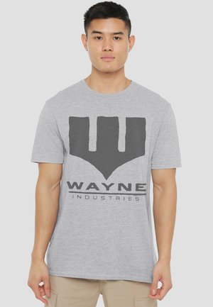 Cotton Soul, BATMAN THE WAYNE - T-Shirt print - mottled light grey