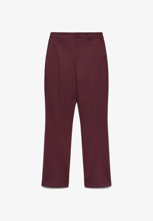 Calliope, PANTALONE LUNGO TINTA UNITA - Trousers - prugna