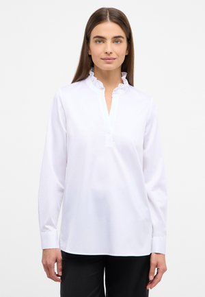 SATIN SHIRT - LOOSE FIT - Bluse - weiß