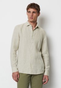 Marc O'Polo - SPREAD COLLAR, LONG SLEEVE, ROUND HEM, STYLE - Pluus - multi  oak Väikepilt 1