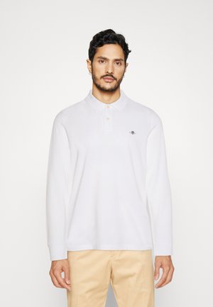 GANT SHIELD RUGGER - Koszulka polo - white