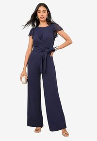 REGULAR FIT  - Lühikeste varrukatega bodi - navy blue