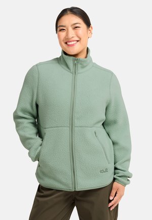 LITE CURL FZ W - Fleecejas - green zinnia