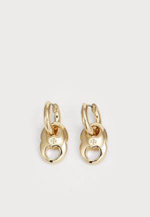 Tory Burch SMALL GEMINI LINK HOOP EARRINGS - Pendientes - gold-coloured