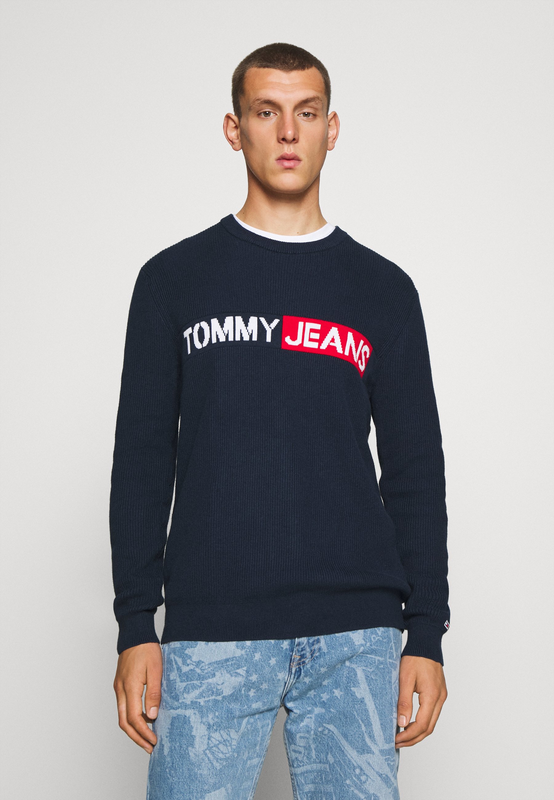 tommy jeans jumper navy