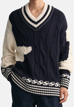 Strickpullover - dark blue
