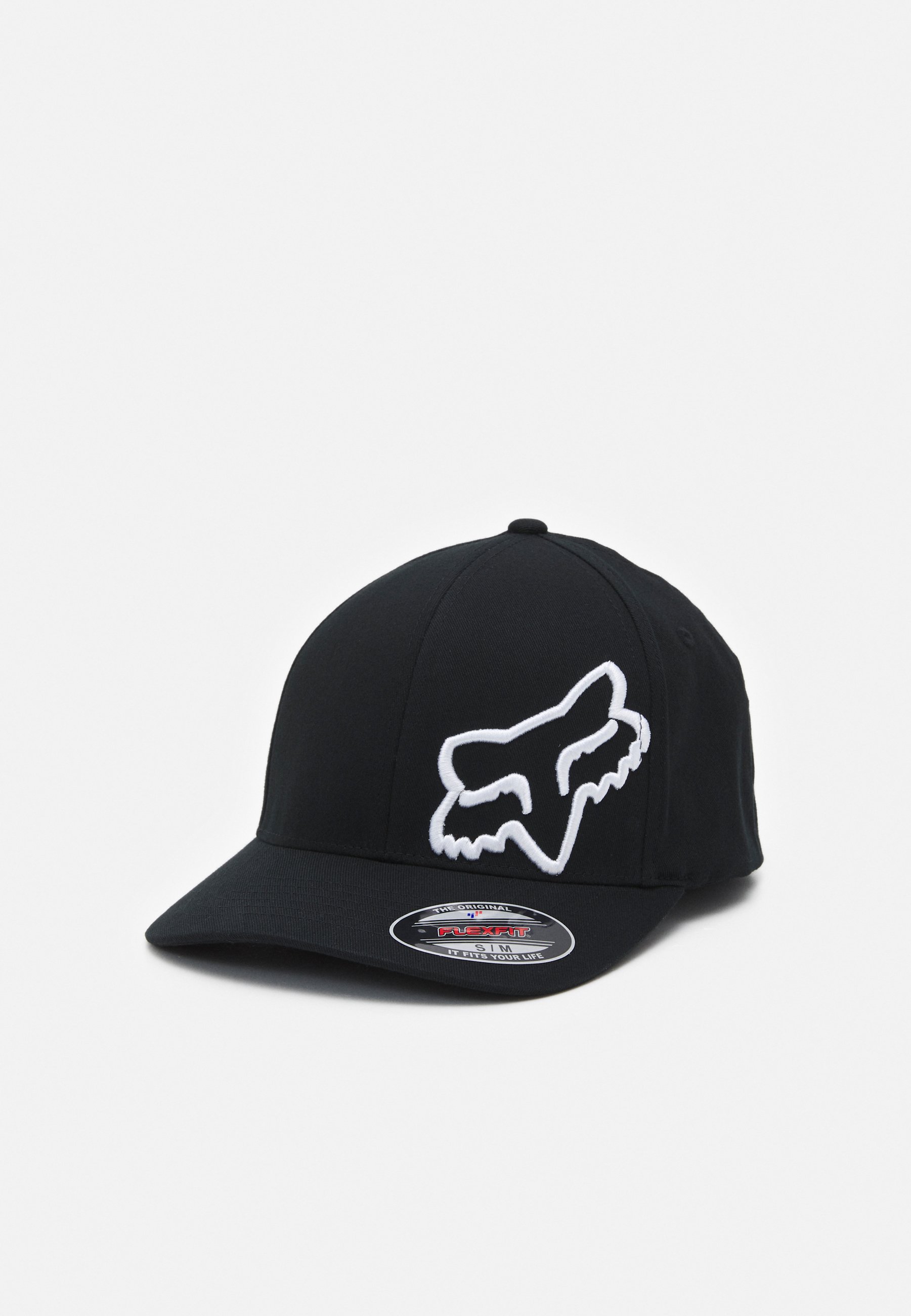 Fox Racing FLEX 45 FLEXFIT HAT UNISEX - Cap - black/white/black - Zalando.de