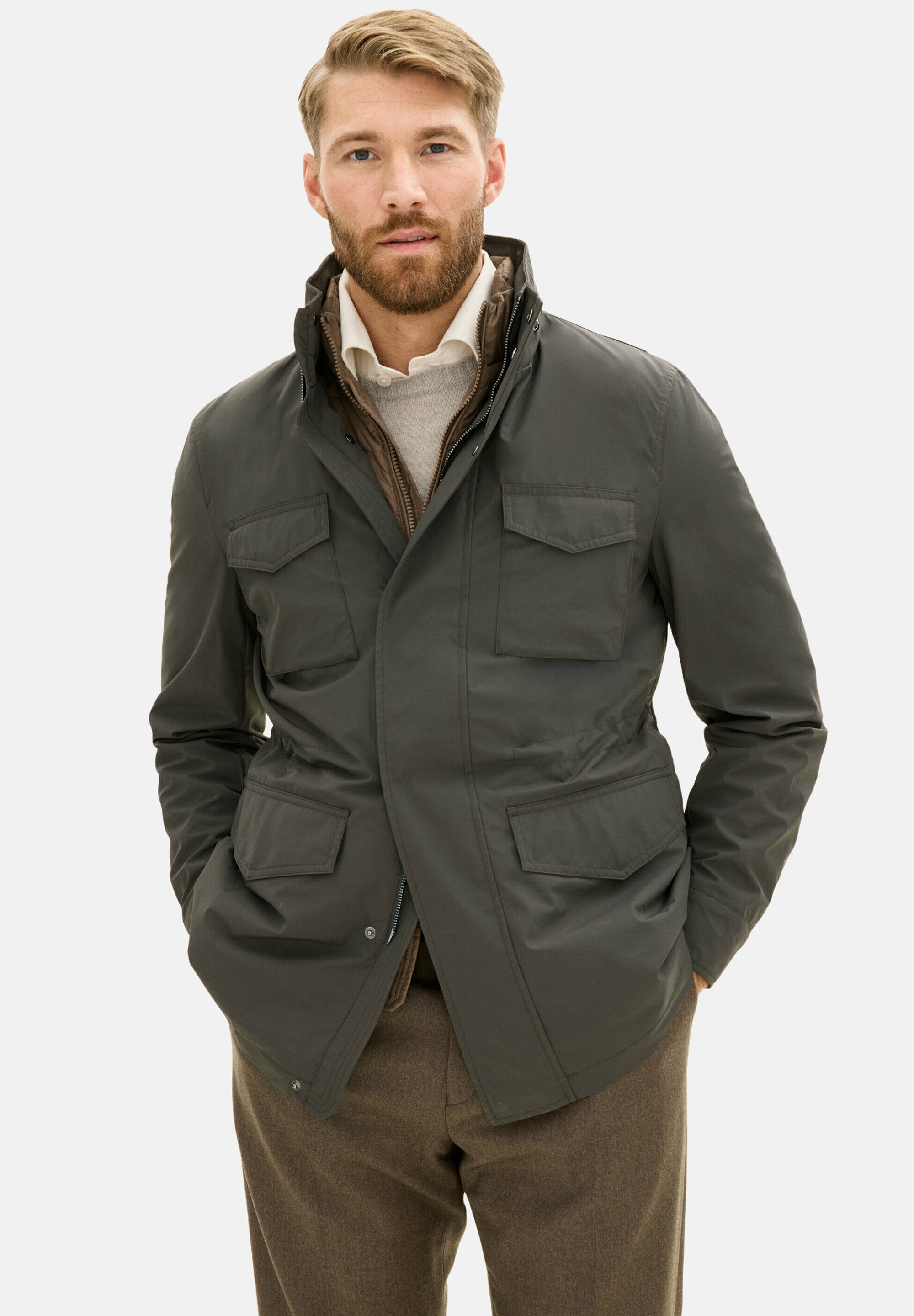 Oscar Jacobson Light jacket rosciola green/dark green