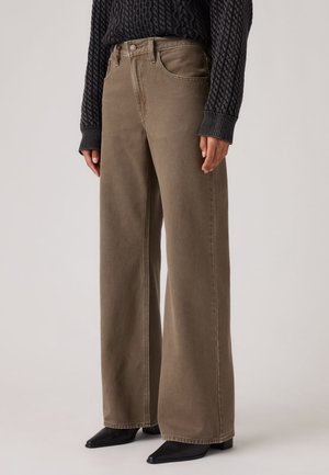 LOOSE BOOT - Blugi bootcut - washed canteen gd clean