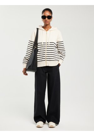 Big Star SELINA - Sweater met rits - weiß