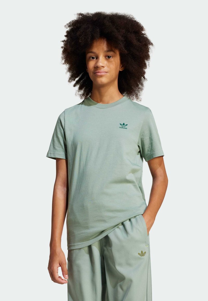 adidas Originals - TEE-JUNIOR - Navadna majica - silver green, Povečajte