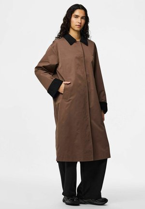PCJORMA LANGE - Klasikinis paltas - coffee quartz