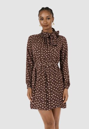 CORTO - Vestito casual - marrone fantasia