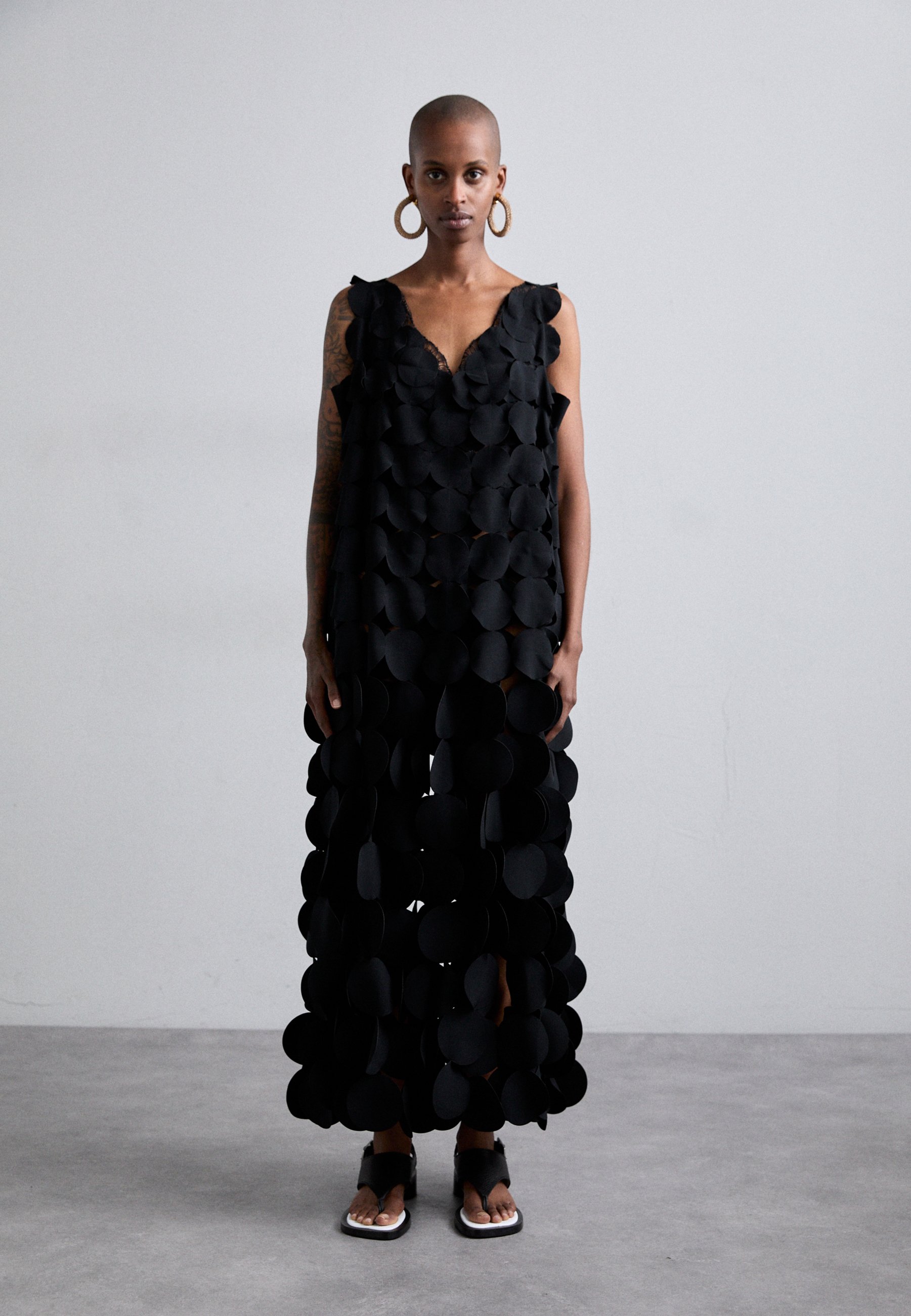 A.W.A.K.E. MODE MULTI CIRCLE LAYERED DRESS - Occasion wear - black - Zalando