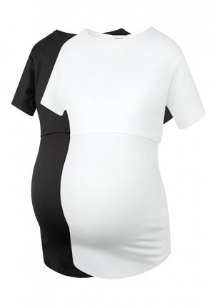 2-PACK BREASTFEEDING - Top - white/black