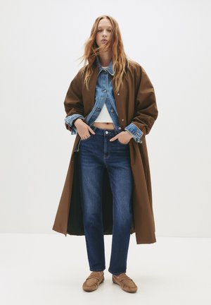 PULL&BEAR COMFORT - Jeans a sigaretta - dark blue