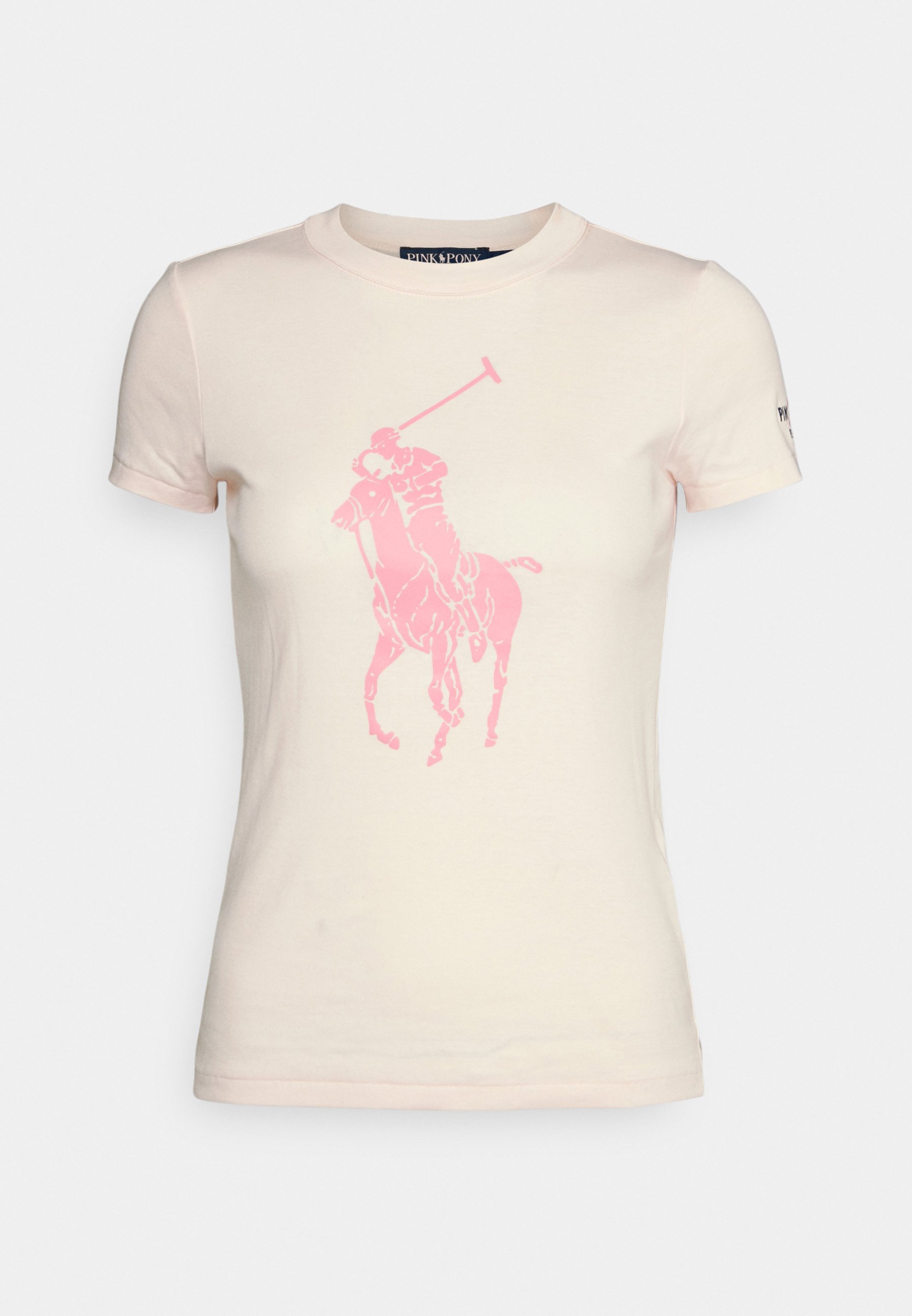 pink and white ralph lauren shirt