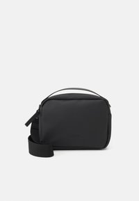 BOX BAG UNISEX - Cross body bag - black