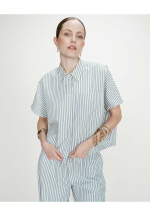 LARGE À RAYURES BLEUET VERCIA - Chemisier - bleuet