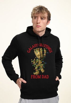 GUARDIANS OF THE GALAXY CLASSIC XMAS GROOT DAD - Hættetrøje - black