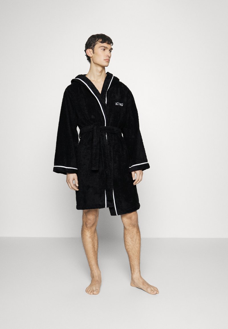 Iceberg BATHROBE Dressing gown black Zalando.co.uk