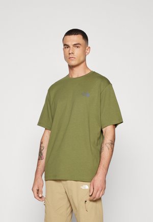The North Face VONNAN GRAPHIC TEE - T-shirt print - terrarium green/anthrqacite grey/antique moss green/lime citrus