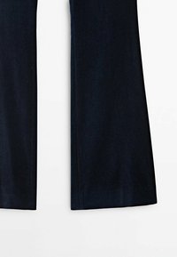 Massimo Dutti Pantalon classique - mottled dark blue
