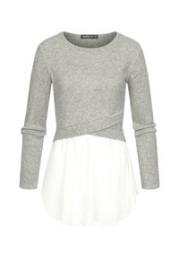 Cloud 5ive 2IN1  - Pullover - grey white