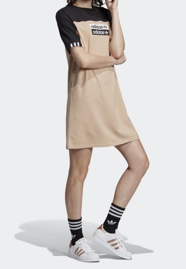 adidas Originals Jersey dress beige (Pre-owned)