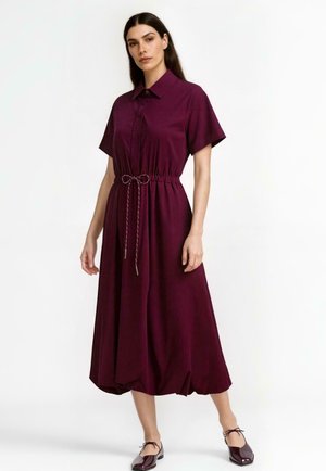 Rochie tip cămașă - ruby glow