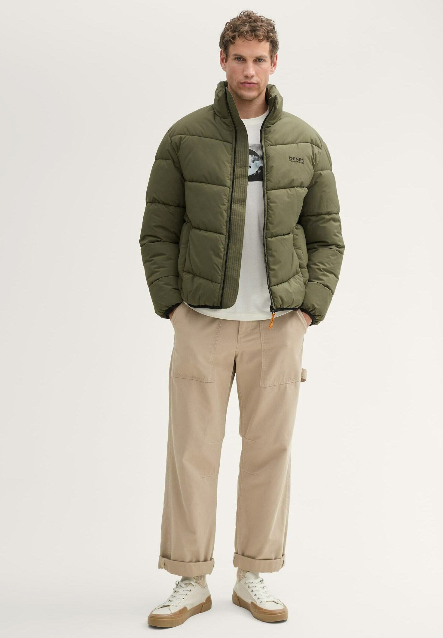 TOM TAILOR DENIM Winter jacket - urban olive green/olive - Zalando