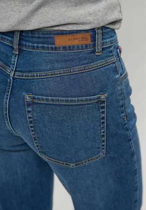 U.S. Polo Assn., UWLOTTE WIDE LEG - Wide Leg - medium blue