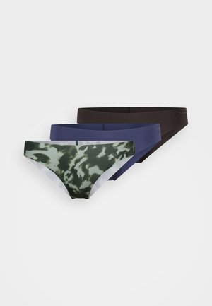 INVISIBLE BRIEF 3 PACK - Trumpikės - blue/green/black