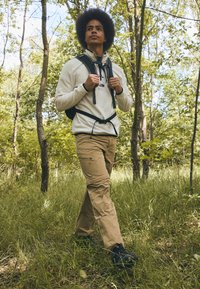 The North Face GLACIER ¼ ZIP - EMBROIDERED LOGO - Fliisdžemper - gardenia white