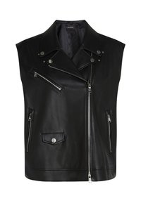 BIKER ZIP - Brezrokavnik - black