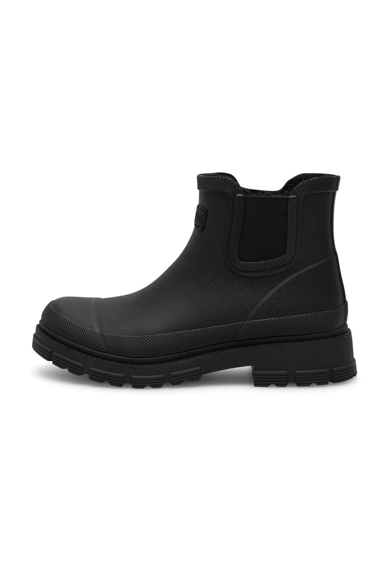 Woden Bottes en caoutchouc - black