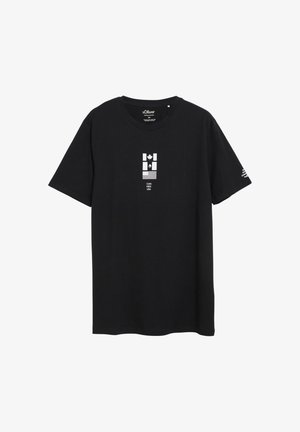 s.Oliver, T-SHIRT - T-Shirt print - schwarz