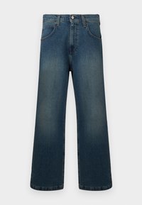 Calças de ganga folgadas - dark blue denim