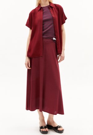 Hemdbluse - dark red