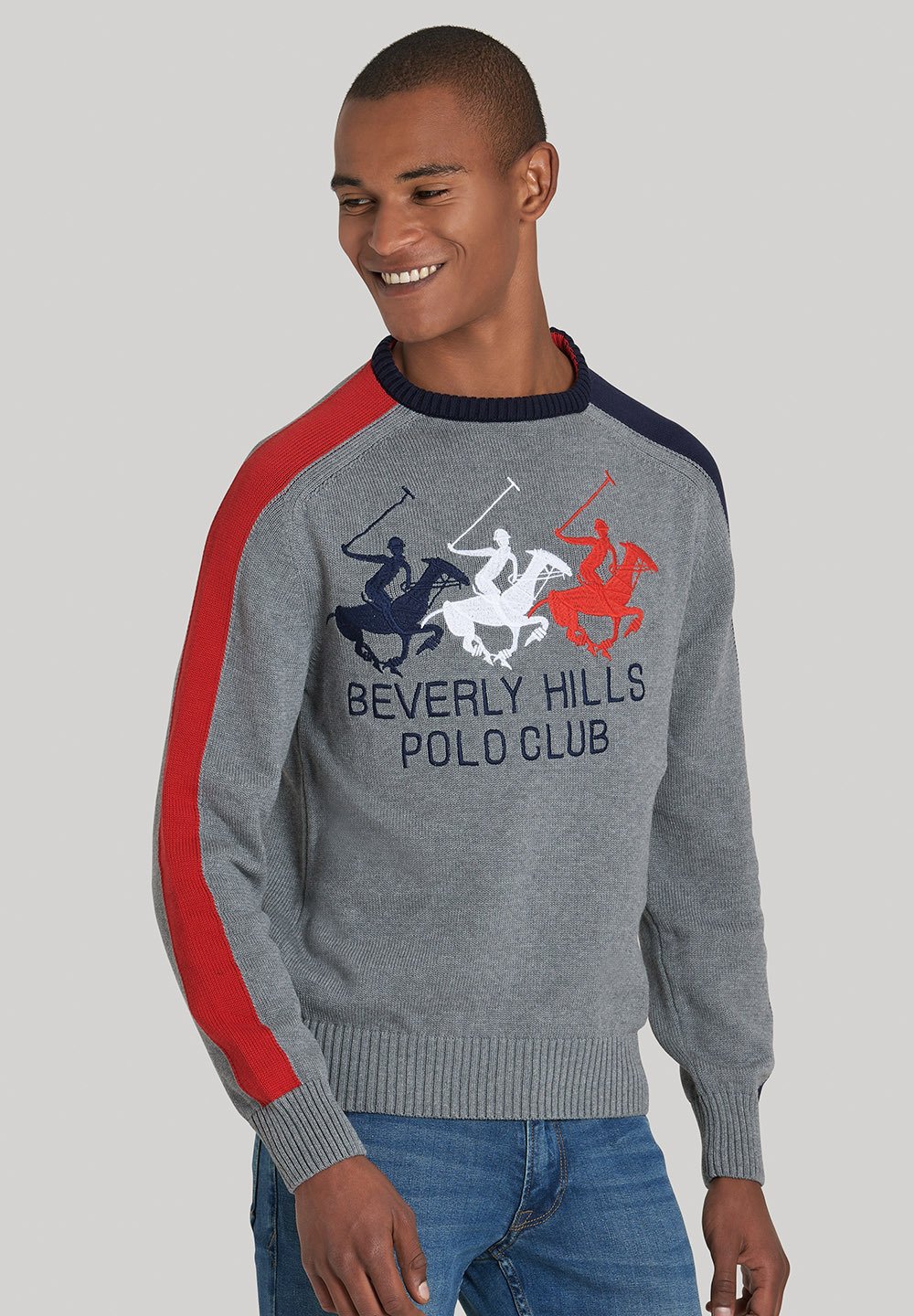 Beverly Hills Polo Club Jumper - grey 