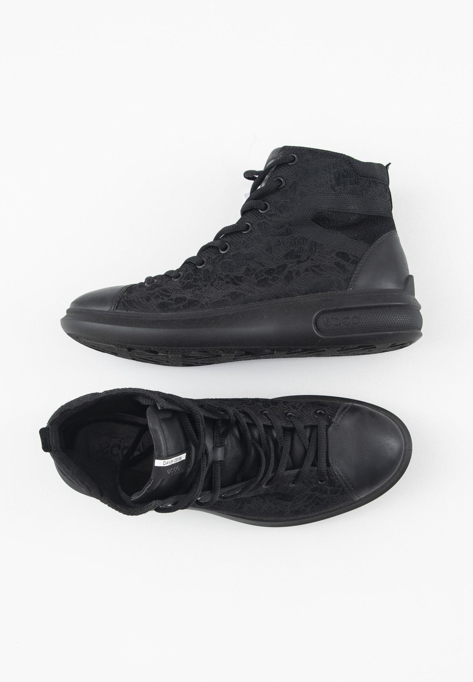 ECCO Sneakers hoog - black/Zwart - Zalando.nl