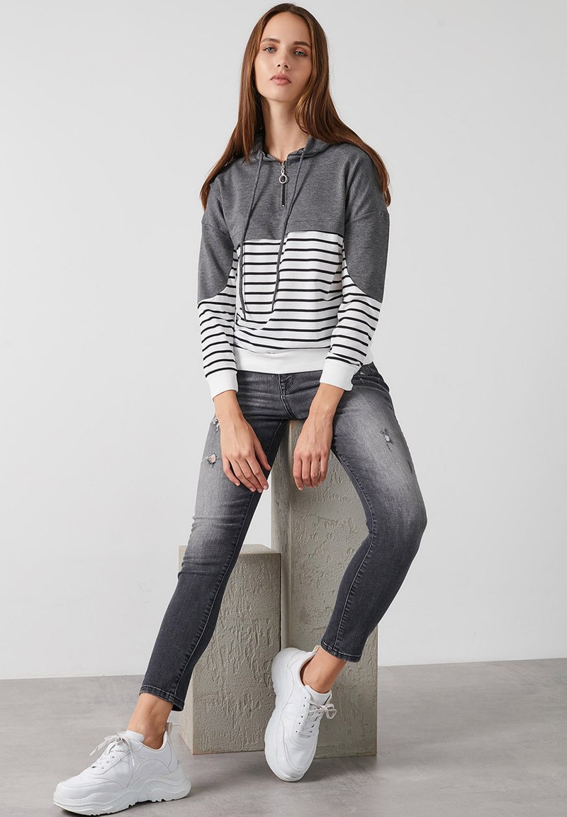 Damen Sweatshirts | LELA Kapuzenpullover anhracite/anthrazit - OH63119 Damen Sweatshirts | LELA Kapuzenpullover anhracite/anthrazit - OH63119