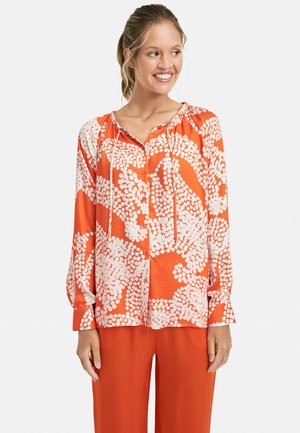 WITH CUFF AND SLEEVE SLIT - Blůza - orange print